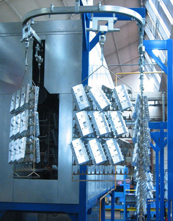 Convoynort - Overhead monorail chain conveyor - 1000 series - Loading and unloading