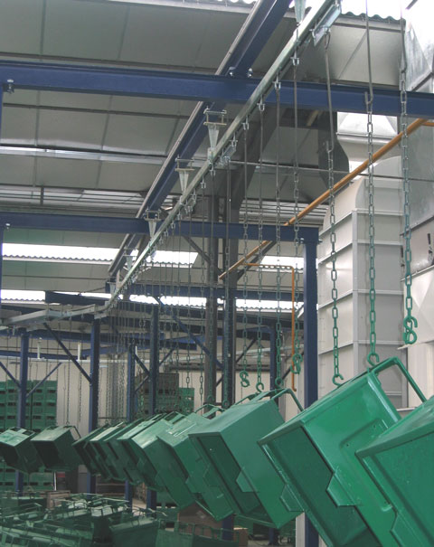 Convoynort - Overhead monorail chain conveyor - 1000 series