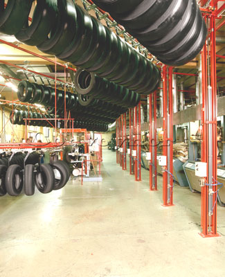 Convoynort - Twin tracks - 2700 Series - Conveyor for tire
