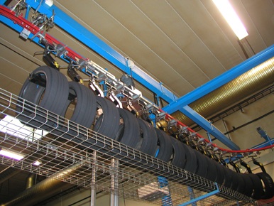 Convoynort - Twin tracks - 2700 Series - Conveyor for tire