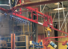 Convoynort - Overhead conveyor - Travelling bridge crane - Upward and downward elevators