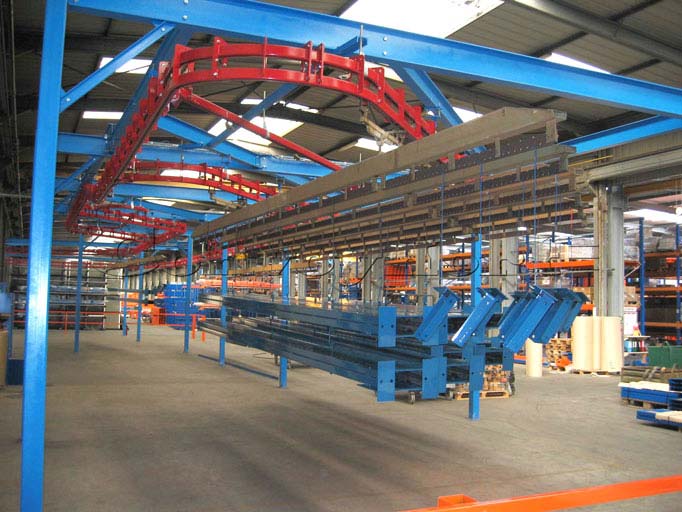 Convoynort - Power and free - 3350 Series - Carrier accumulations in inventory areas